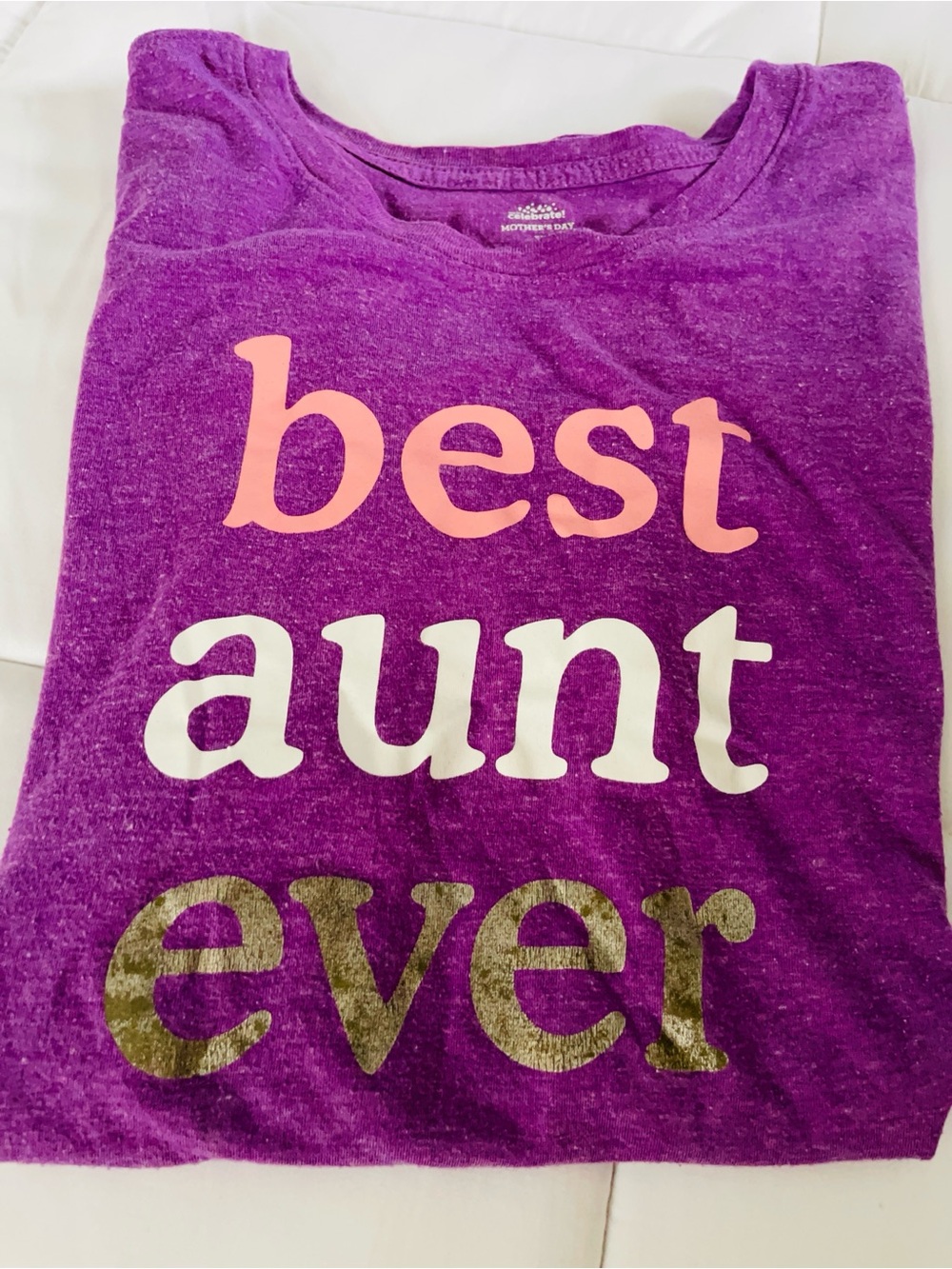 Mother's Day Women's Short Sleeve Tee - Purple
